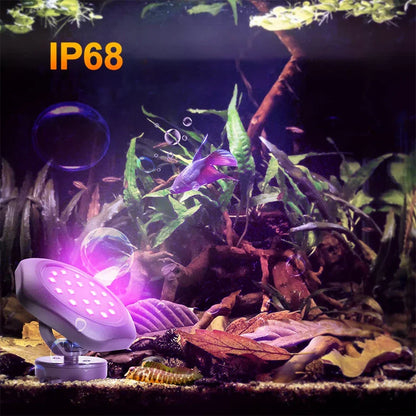 Solar Underwater Pond LED Lights RGB Swimming Pool Lamp Waterproof IP68 Outdoor Garden Lawn Fountains Aquarium Spotlight Lamp