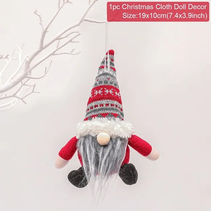 Faceless Christmas Decorations for Home, Christmas Tree Ornament, Merry Butter, New Year Gifts, 2024, 2025