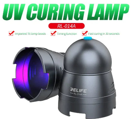 RELIFE RL-014A RL-014 Efficient UV Curing Lamp USB Adjustable Time Switch Portable Headlamp Bead Green Oil Glue Curing Tool
