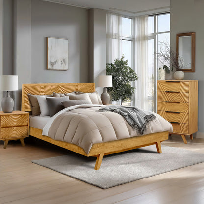 Acacia Harmony Dresser with 5 Drawers for Stylish Storage Solutions