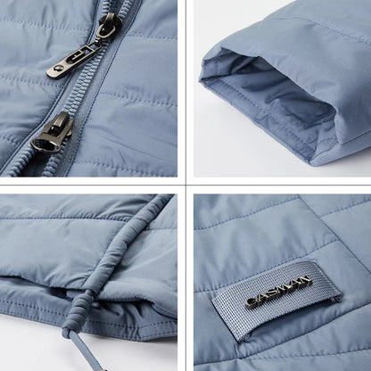 GASMAN 2022 Spring Autumn Jacket Women fashion casual long parka coat padded female stand-up Collar hooded ladies jackets 81858