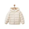 Children's Lightweight Winter Down Jacket New Style Hooded White Duck Down Short Coat for Toddler Boys and Girls