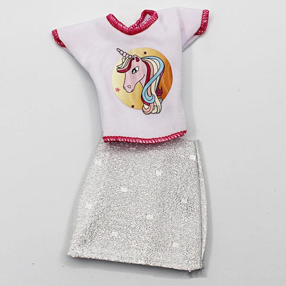 1/6 Doll Skirt Fashion Casual Wear Handmade Girl Clothes for Barbies Accessories DIY Toys Baby Gift