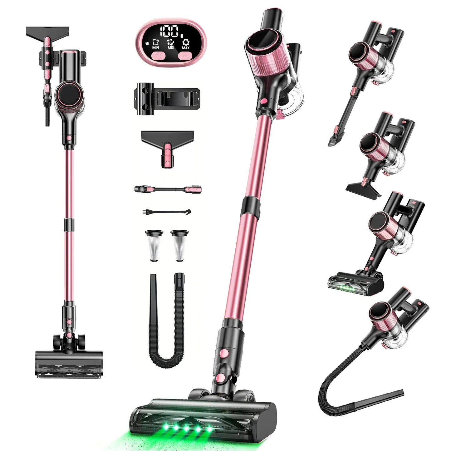New Cordless Deep Cleaning Vacuum Cleaner Wireless Stick Vacuum for Dryer Vent for Home Hotels Cars Garage Application Battery