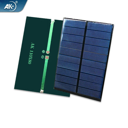 Factory Manufacturing Mini Epoxy Resin Drip Solar Panels Rectangular 110X80 5.5V Voltage