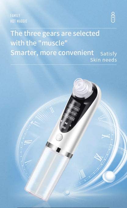 Dissolvant de points noirs électrique, aspirateur de pores, Micro petites bulles, Cycle d'eau Rechargeable, élimination des points noirs