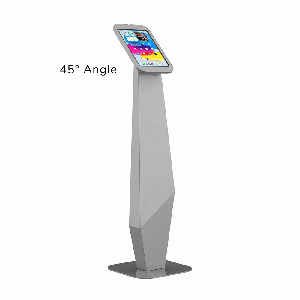 Locking Exhibition Tablet Stand for iPad Tablet Floor Stand Universal Use for iPad 10 to 11 Inch Tablets Anti Theft Rotate Stand