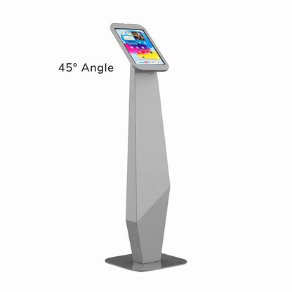 Locking Exhibition Tablet Stand for iPad Tablet Floor Stand Universal Use for iPad 10 to 11 Inch Tablets Anti Theft Rotate Stand
