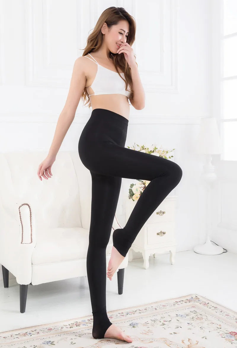 Leggings en cachemire épais pour femmes, pantalon chaud à perles, taille haute, élastique, marche sur le pied, bordeaux vert, automne et hiver, 2021G, 200G, 300G
