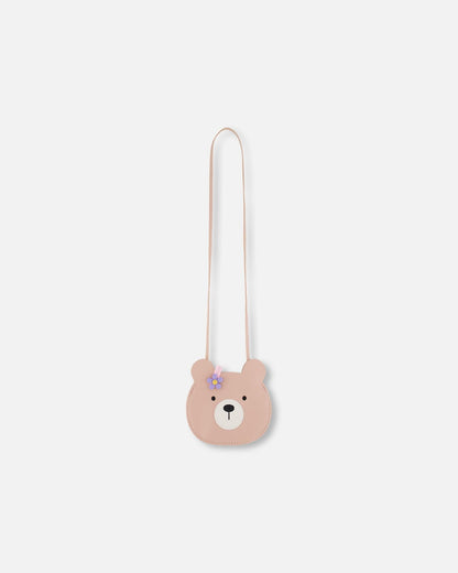 Teddy Bear Bag Dusty Pink