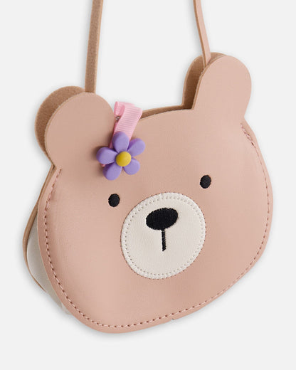 Teddy Bear Bag Dusty Pink