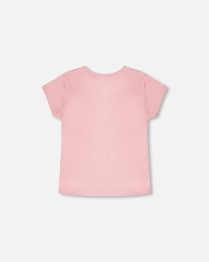 Organic Cotton Jersey T-Shirt Dusty Pink