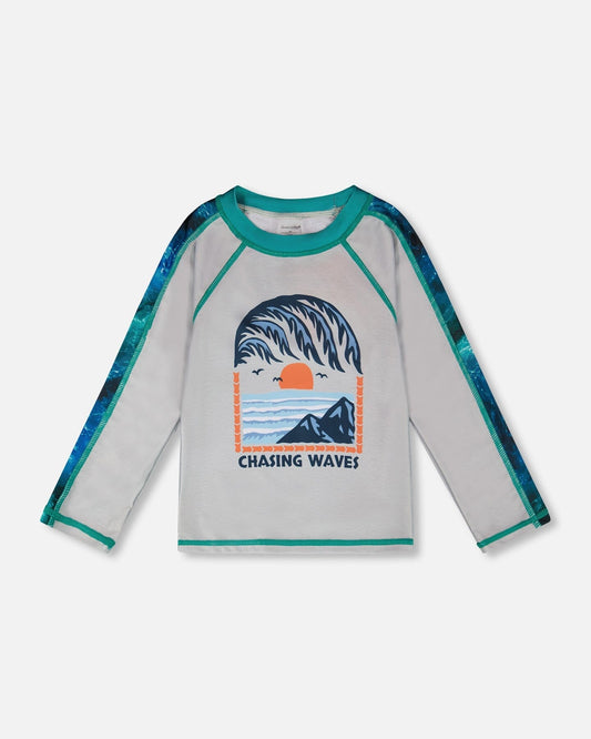 Long Sleeve Rashguard Pale Gray
