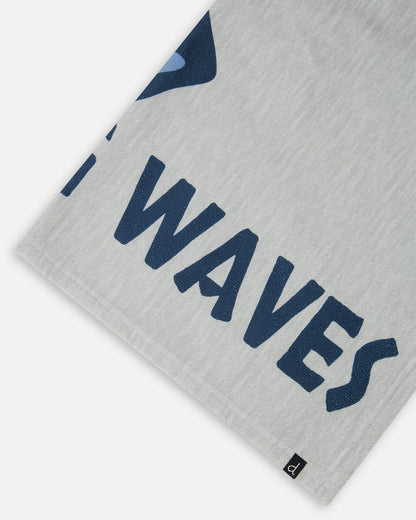 Serviette de plage grise
