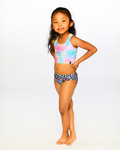 Maillot de bain deux pièces multicolore