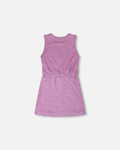 Terry Cloth Beach Dress Lilac