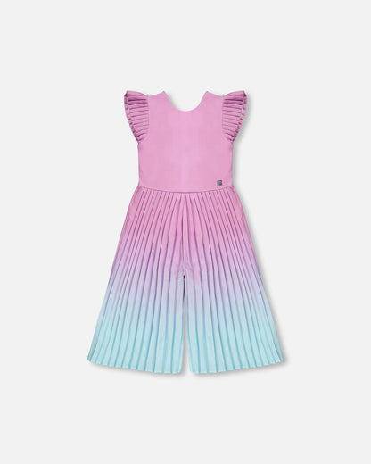 Capri Jumpsuit Mauve Gradient