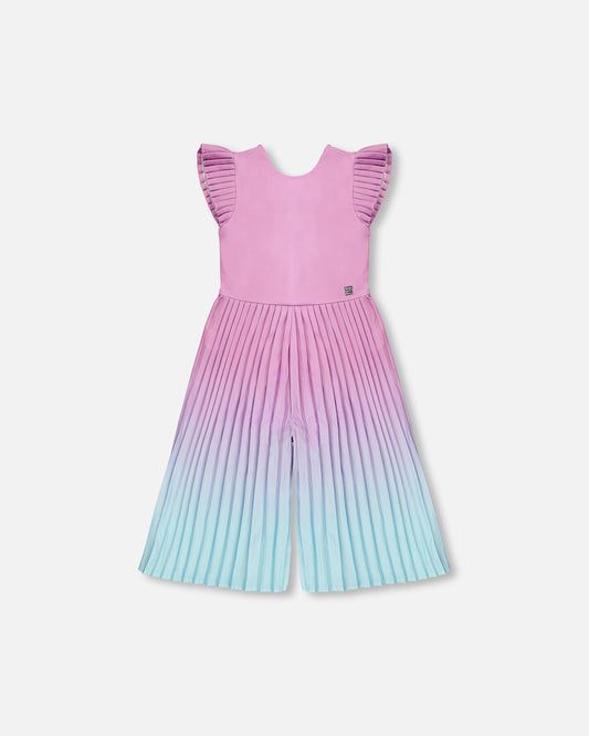 Capri Jumpsuit Mauve Gradient
