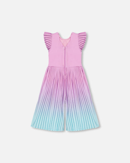 Capri Jumpsuit Mauve Gradient