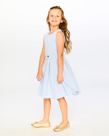 Sleeveless Neoprene Dress Lavender