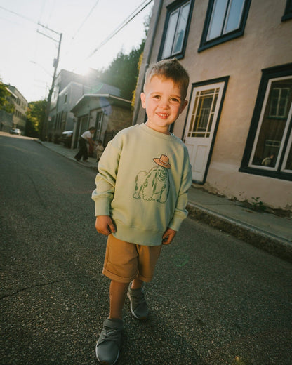 Shorts molletonnés beige
