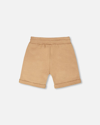 Shorts molletonnés beige