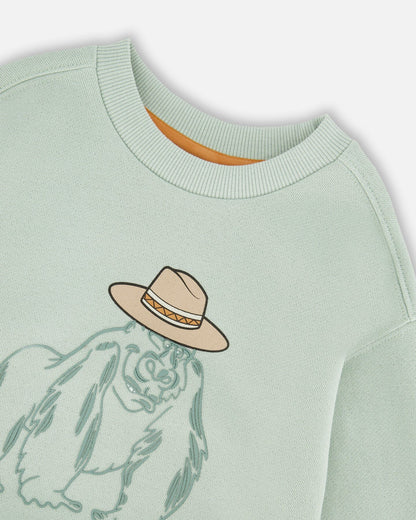 French Terry Sweatshirt Mint Green