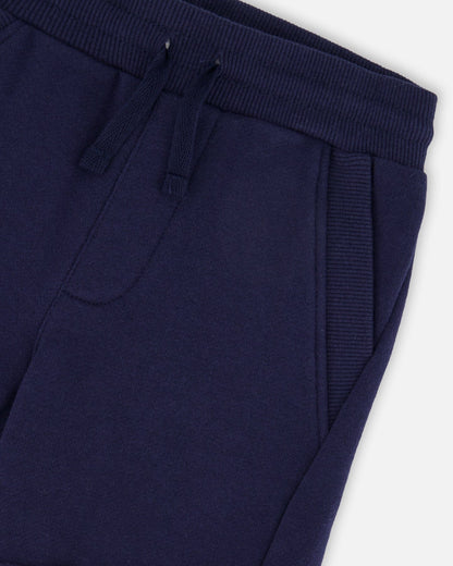 French Terry Shorts Dark Blue