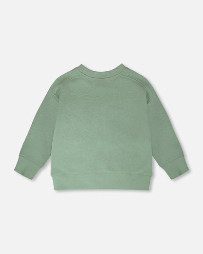 French Terry Sweatshirt Pale Green