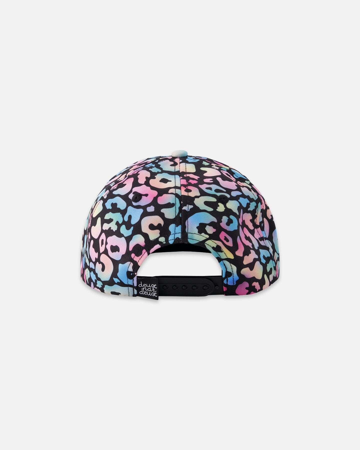 Casquette imprimé animal noir