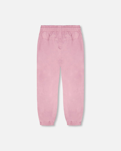 3-In-1 Two-Piece Mid-Season Outerwear Set Pink With Printed Butterflies