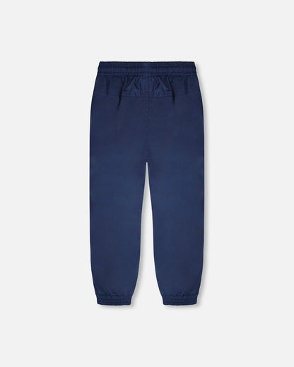 3-In-1 Two-Piece Mid-Season Outerwear Set Blue Colorblock