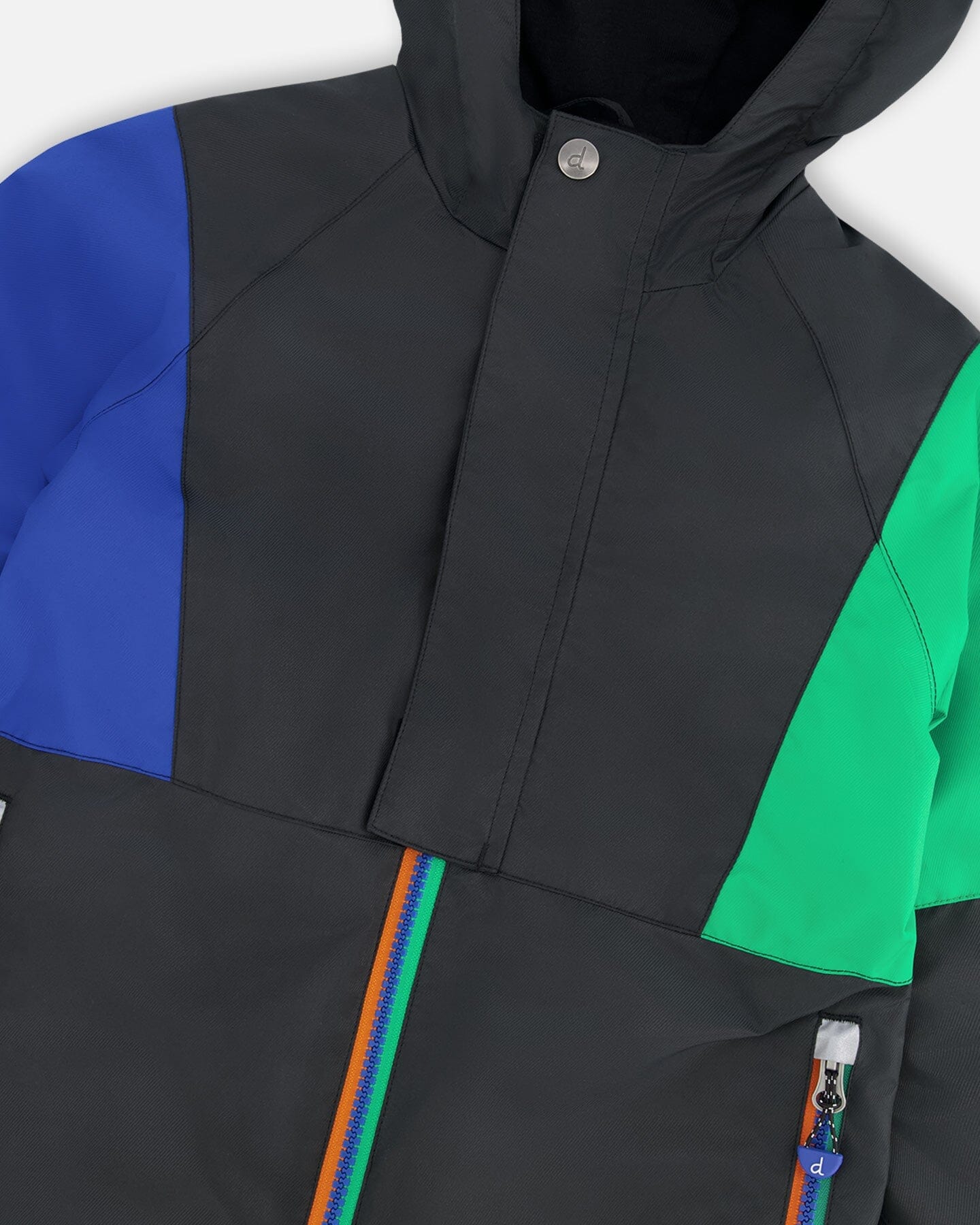 Ensemble de 3 vêtements d'extérieur mi-saison deux pièces, motif dinosaure noir