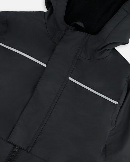 Kids Mid-Season One-Piece Outerwear Black
