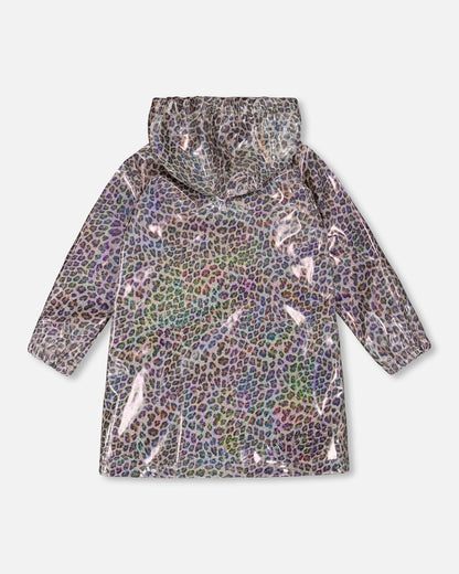 Rain Coat And Hat Set Animal Print
