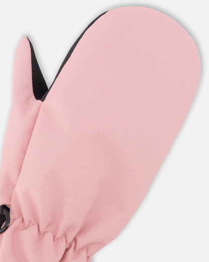 Mid-Season Mittens In Recycled Polyester Light Pink
