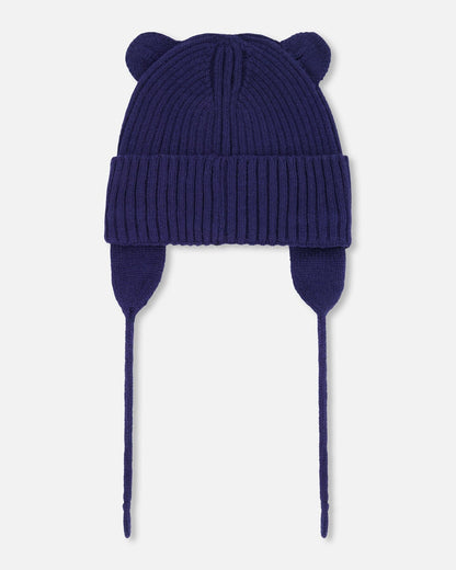 Baby Knit Hat Navy Blue