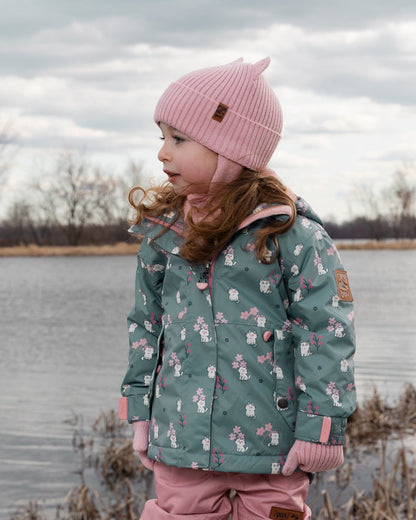 Baby Knit Hat Pale Pink