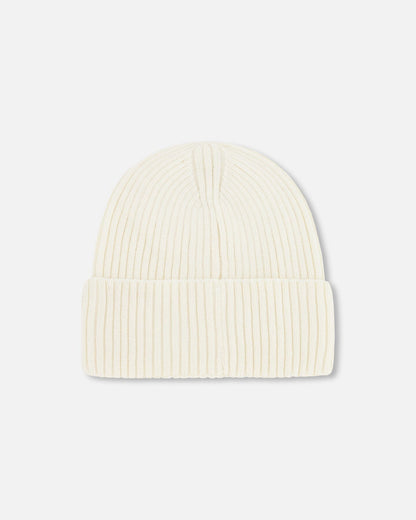 Knit Hat Off White