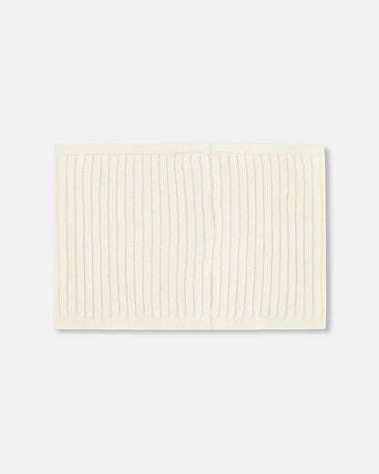 Knit Neck Tube Off White