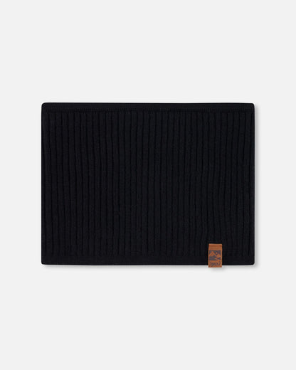 Knit Neckwarmer Black