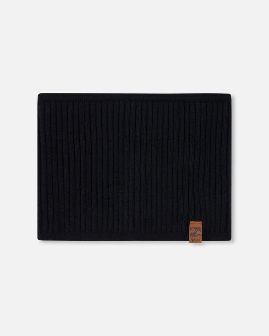 Knit Neckwarmer Black