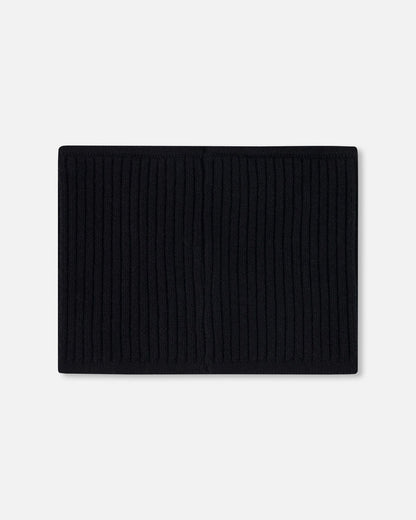Knit Neckwarmer Black