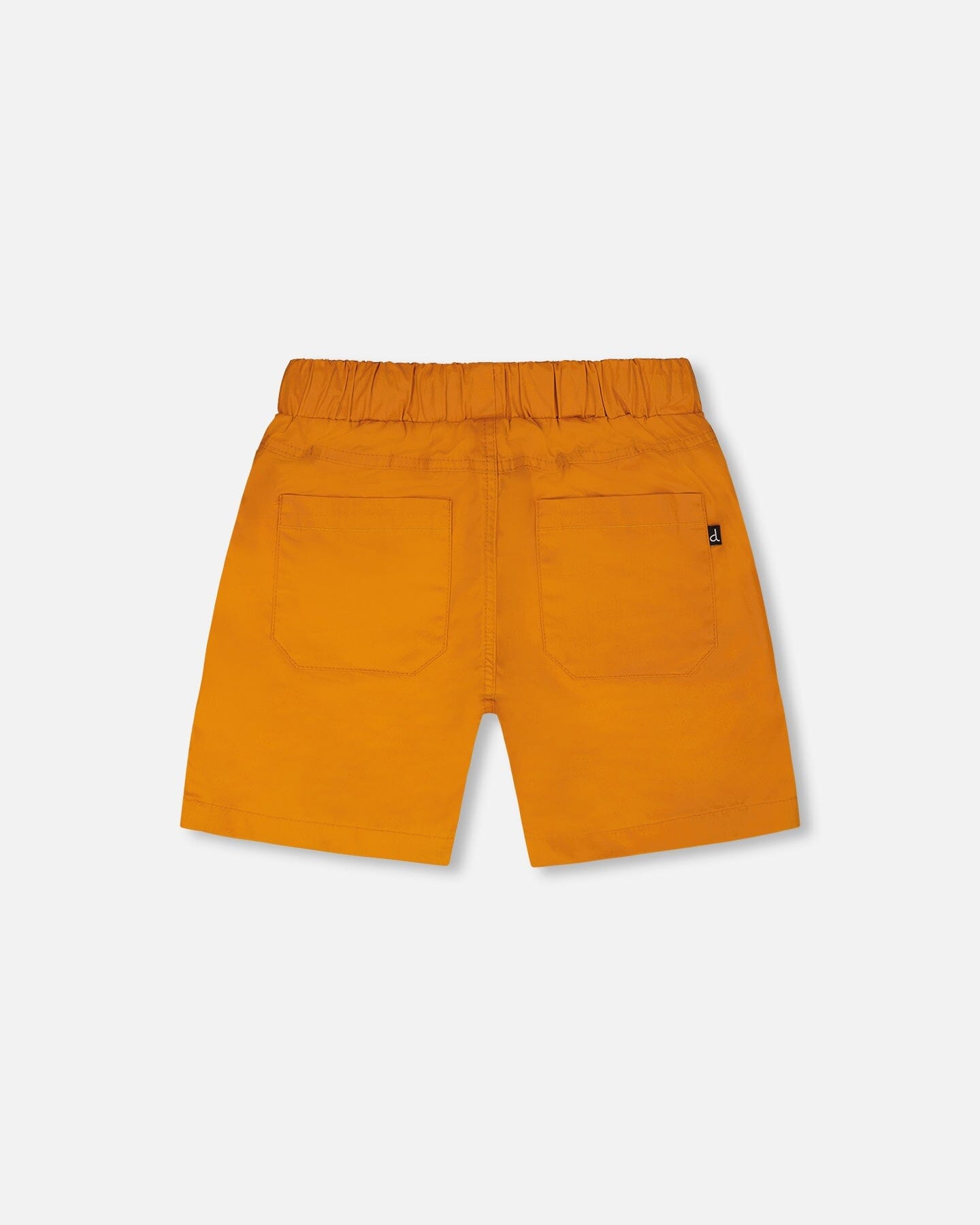 Parachute Shorts With Patch Pockets Burnt Orange