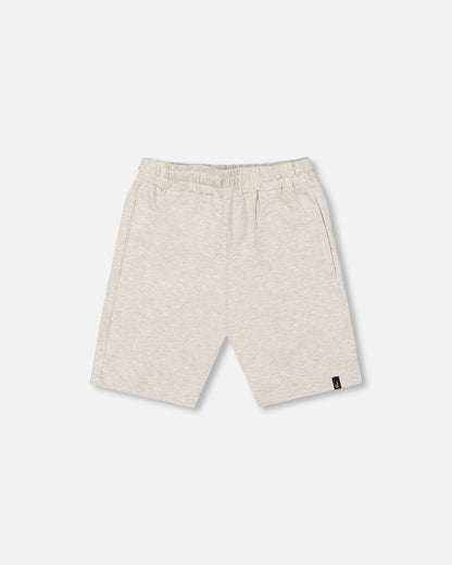 Organic Cotton Jersey Shorts Heather Grey