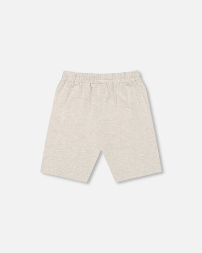 Organic Cotton Jersey Shorts Heather Grey
