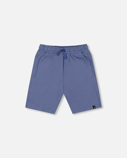Organic Cotton Jersey Shorts Blue