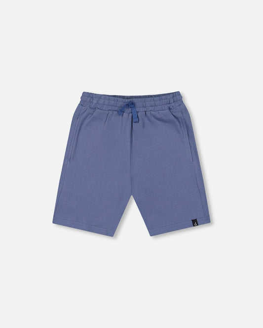 Organic Cotton Jersey Shorts Blue