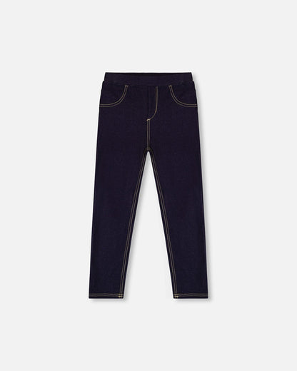 Navy Blue Denim Jeggings