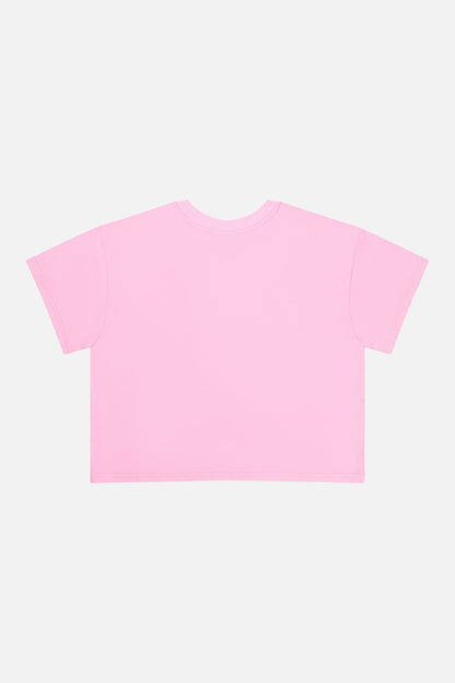 Adult 40th Anniversary Graphic Boxy T-Shirt Soft Pink